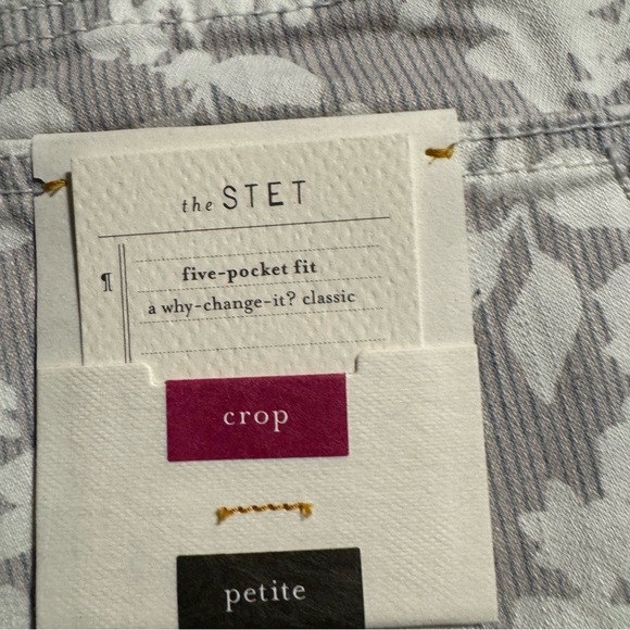 Pilcro and the Letterpress Fit The STET Crop Floral Print Pant Size 31 P - Picture 7 of 11